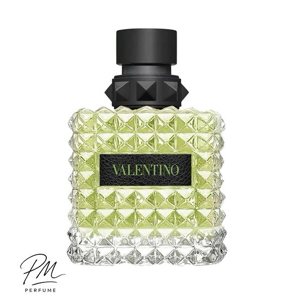 Valentino born in roma donna green stravaganza والنتینو دونا بورن این روما گرین استراوگانزا