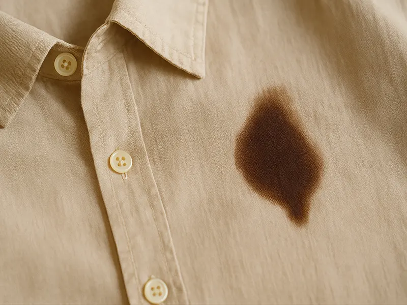 لکه شدن لباس با عطر